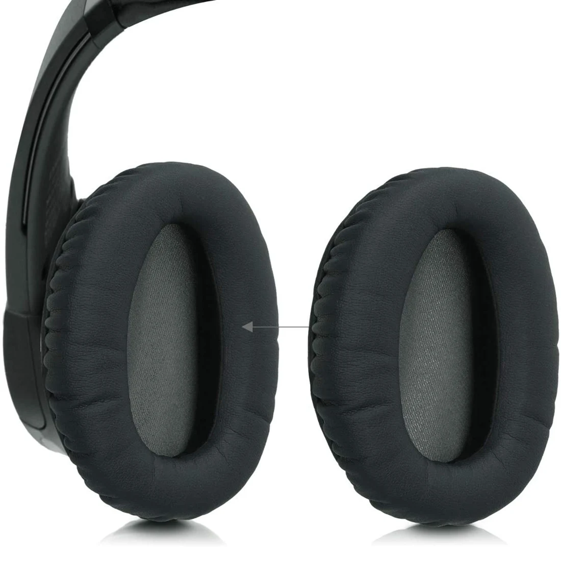 Replacement Ear Pads Foam Earmuffs Ear Cushion for Sony WH-CH700N Headphones PU Leather Ear Pads