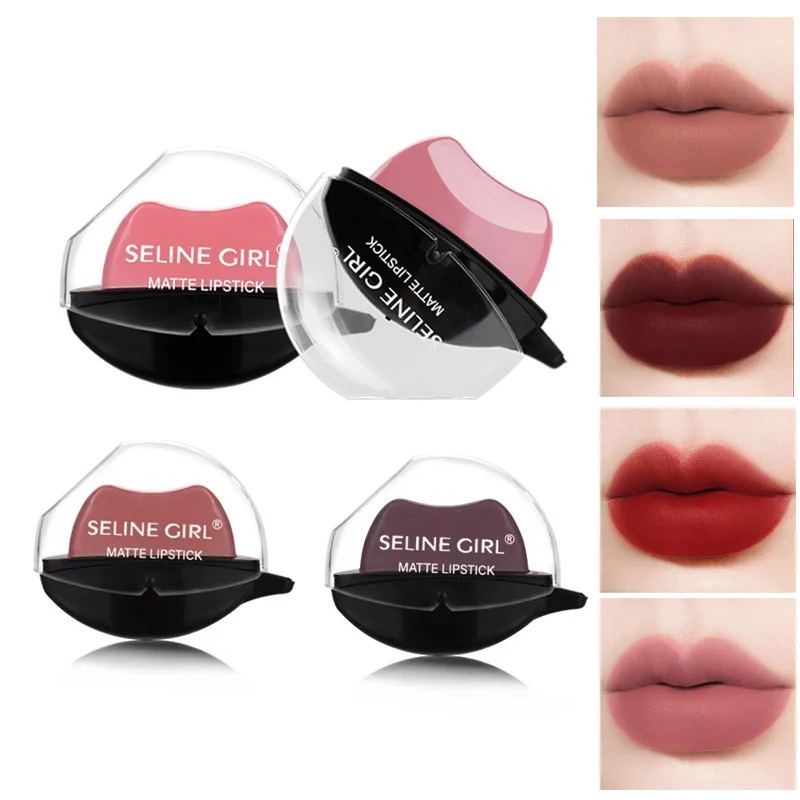 9.8g Lazy People Lipstick Lip Shape Pursing Become Makeup Matte Finish Lasting Moisture Waterproof Lipstick