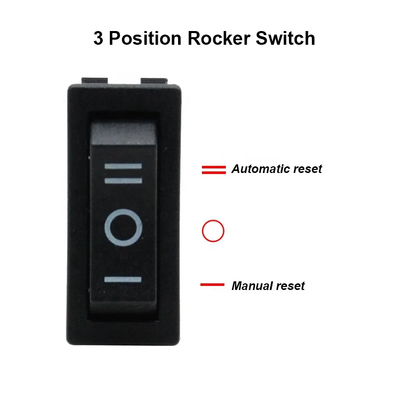 12 volt on off on 5v 12v 3pins momentary  t105/55 rocker switch