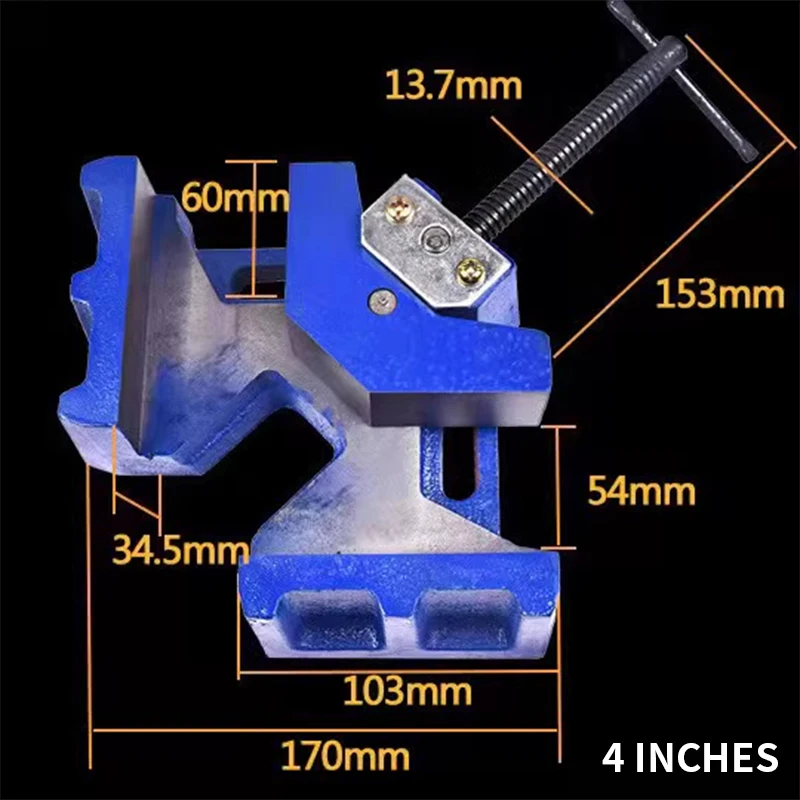 

Настольные тиски, сварочный локатор, электрический сварочный крепежный инструмент 90 ° прямоугольное сварочное приспособление, сварочный зажим, локатор зажимов для деревообработки