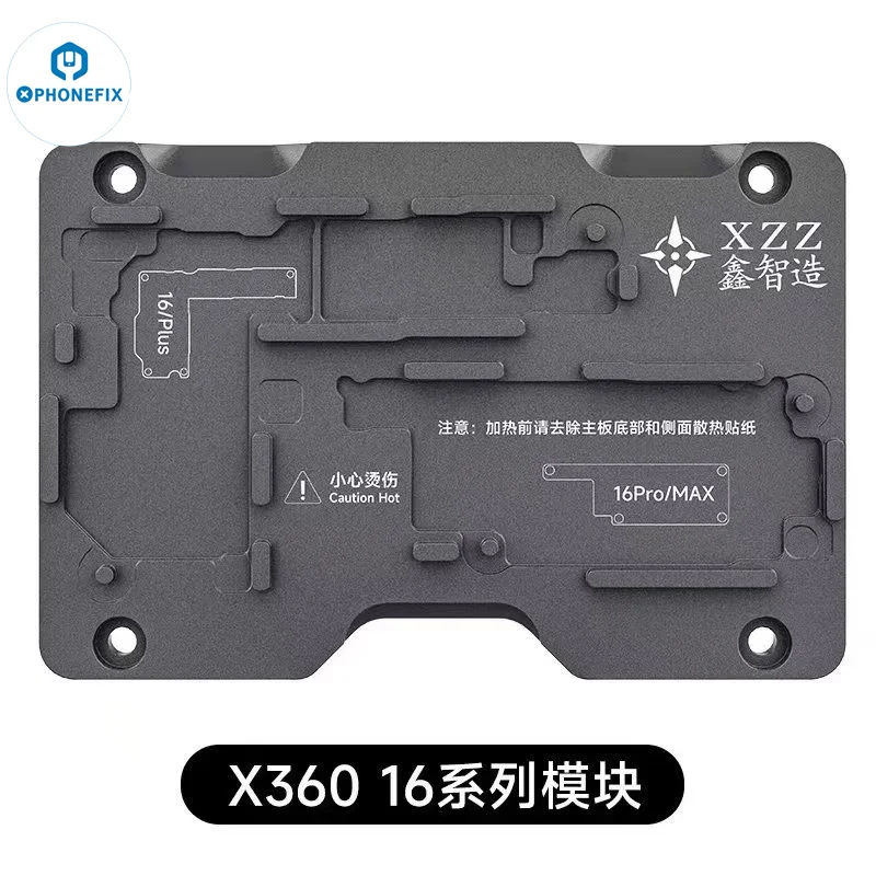 Xinzhizao XZZ X360 Intelligent Heating Preheater Mold modules for iPhone 16 16plus 16Pro 16 Pro Max PCB Board Phone Repair Tools