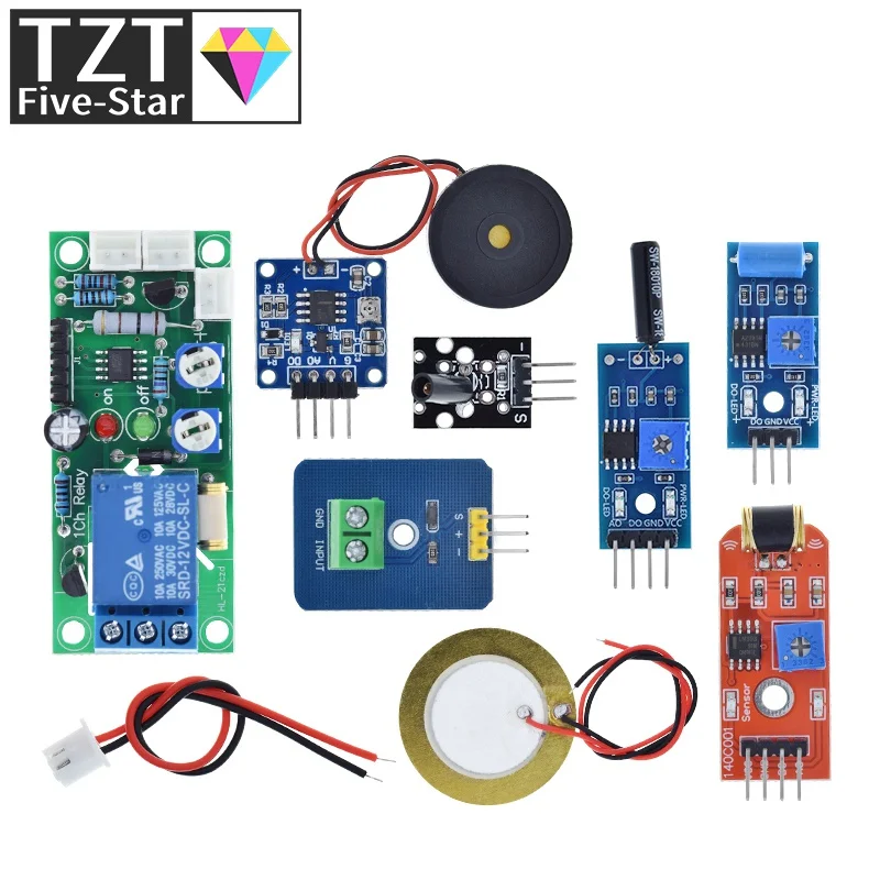 Piezoelectric Shock Tap / Ceramic Piezo / 801s Shake / SW-420 / SW18010P / SW-18015P Vibration Switch Sensor Module For Arduino