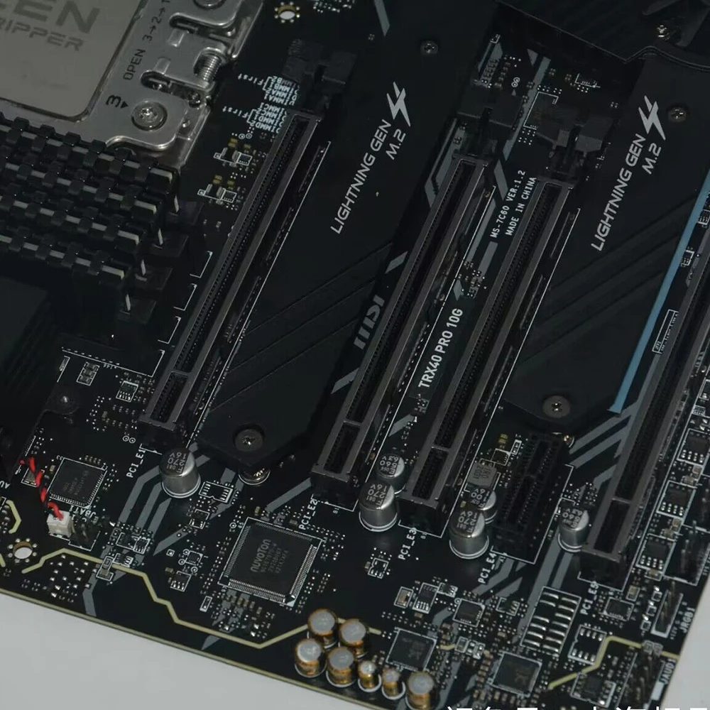 TRX40 ซ็อกเก็ต sTRX4 DDR4 SATA3 รองรับ 3rd Gen AMD Ryzen Threadripper โปรเซสเซอร์สําหรับ MSI ATX บอร์ดเดสก์ท็อป TRX40 PRO 10G