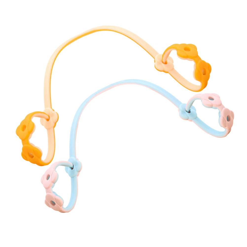 

2 шт. силиконовые ремни для детских бутылочек, анти-потерянные цепочки для соски для прорезывателя, пустышки, легкие пылезащитные подвесные аксессуары на запястье