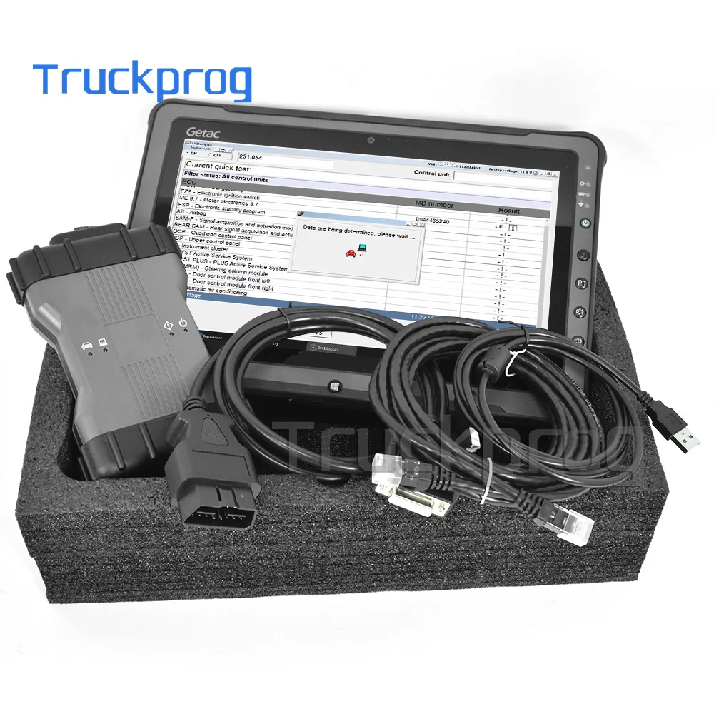 Getac Tablet+for MB star C6 VCI Multiplexer diagnostic scanner sd connetcor with Software HDD auto diagnosis tool