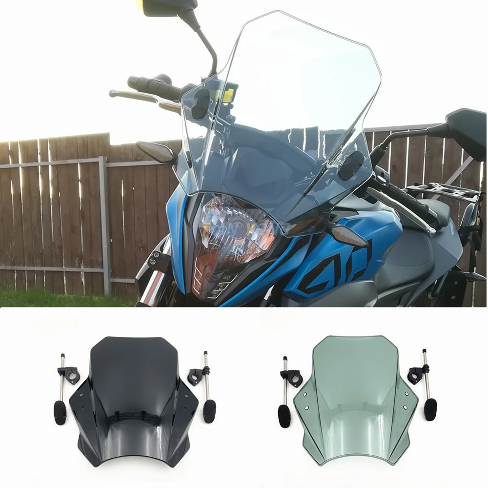 

For HONDA REBEL CMX300 CMX500 CMX 1100 2017- 2020 2021 Motorcycle Windshield Windscreen High Quality Wind Deflectore Smoke Black