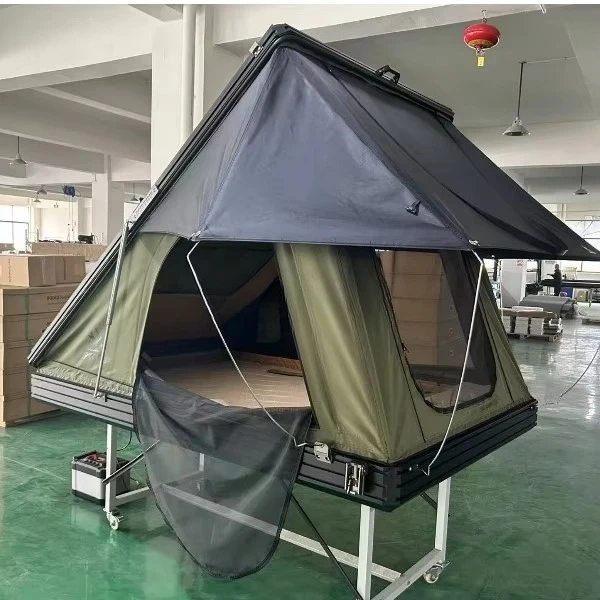 EXTREME New Upgraded Rooftop Tent High Configuration Quality Triple Channels Floor Aluminum Roof Top Tent
