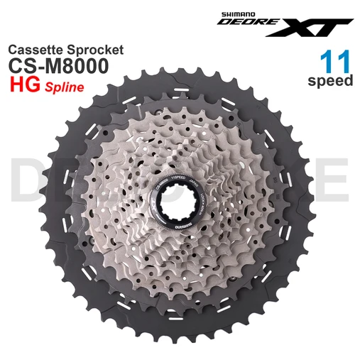 Imagen 1 del producto Piñón de cassette SHIMANO DEORE XT M8000 de 11 velocidades CS-M8000 11-40T/42T/46T Piezas originales