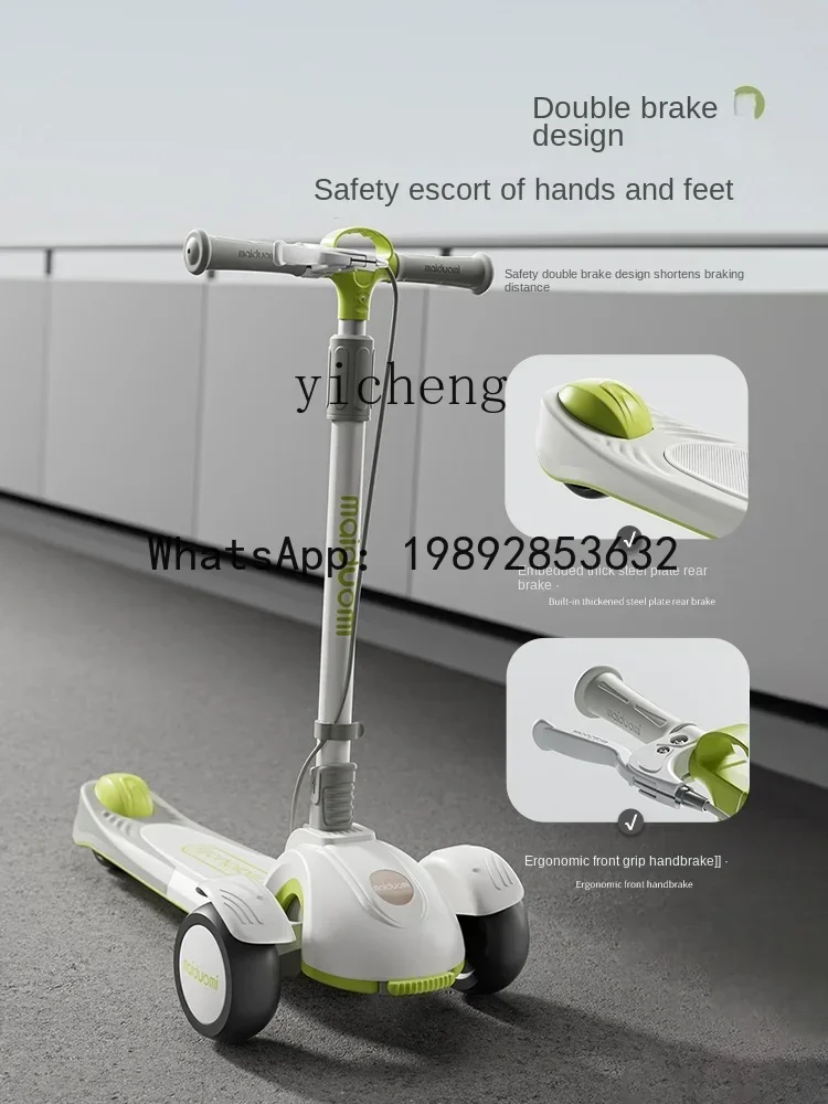 AD Scooter niños mayores niños ult niños Pedal plegable Luge