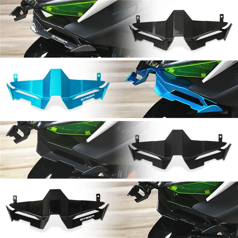 

For 675SR 675 SR 675SR-R 2024 2025 Motorcycle Front Fairing Winglets Aerodynamic Wing Shell Cover Protection Guards Kit