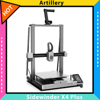 Artillery Sidewinder X4 Plus S1 3D Printer, 300*300*400mm, 500mm/s Print Speed, 300℃ High-temp Printing, XY-Metal Linear Guide Rail, Auto Levelling, 8000rpm Efficient Cooling Fans