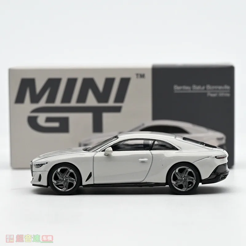 Diecast MINIGT 1:64 Scale Bentley Batur Bonneville Pearl Alloy Car Model