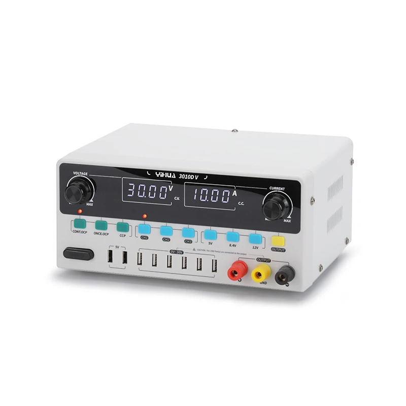 

3010D-V Linear 30V 10A 3000W Adjustable Single Output Laboratory Mobile Repair Switching DC Power Supply