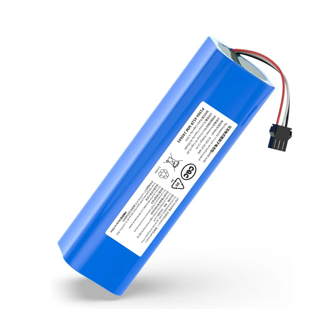 

lithium battery 6500mAh Rechargeable for XiaoMi Lydsto R1 Viomi S9 Roidmi Eve Plus Robot Vacuum Cleaner Battery Pack18650