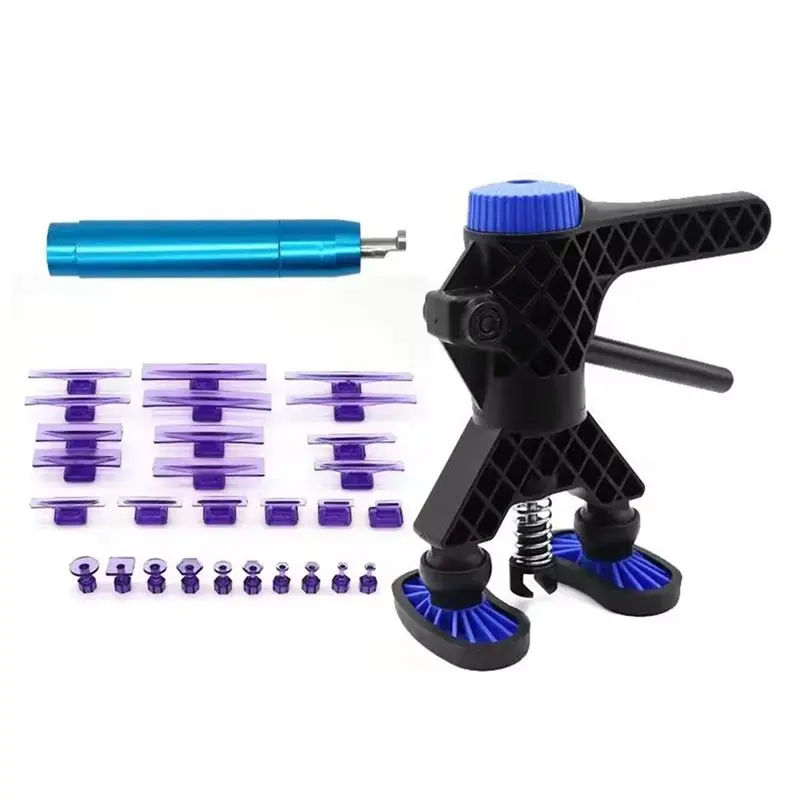 A85E-360° Rotating Multi-Angle Dent Repair Puller Set For Automotive Bodywork