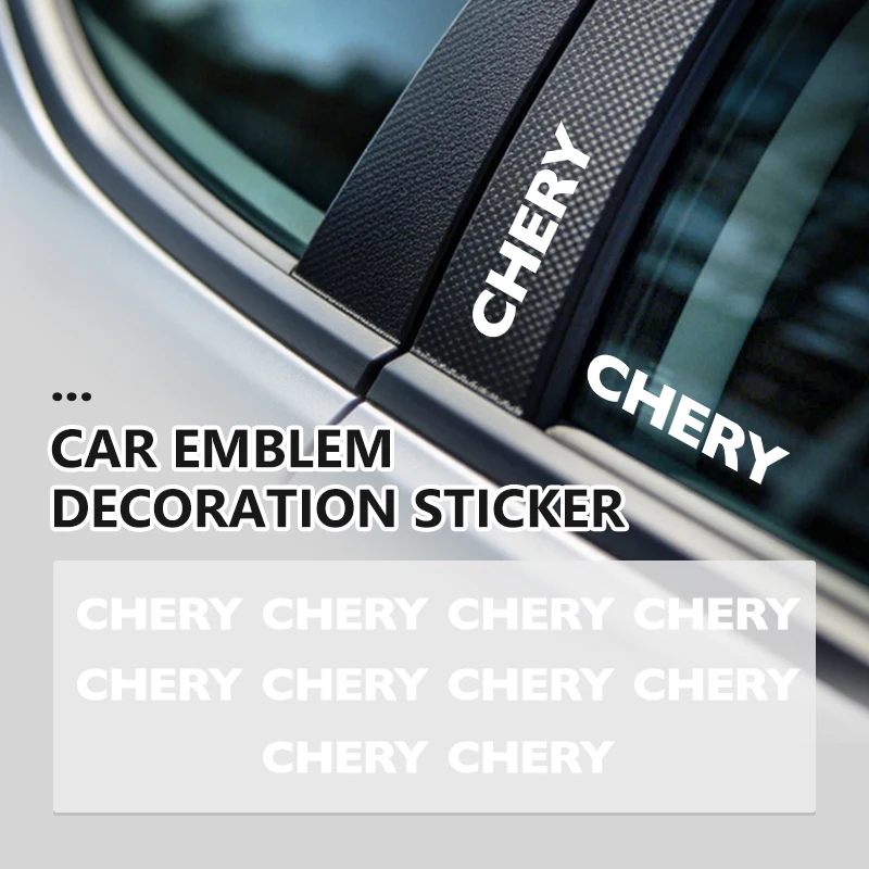 Autocollants et emblèmes pour coffre arrière de voiture Chery, accessoires pour Fulwin QQ Tiggo 3 5 T11 A1 A3 A5 Amulet M11 Eastar