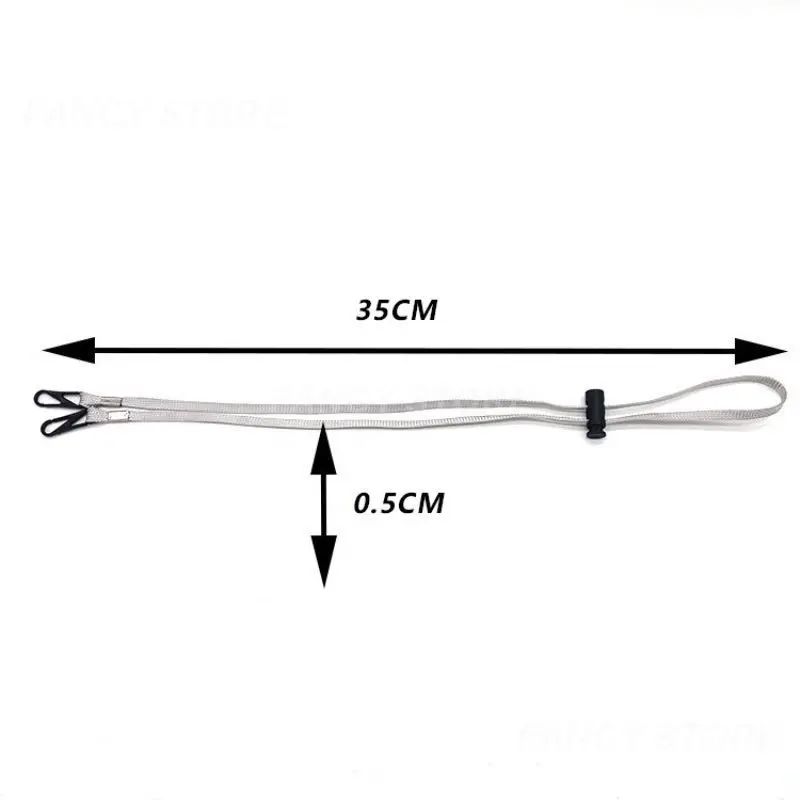1/3/5PCS Mask Hanging Rope Face Mask Lanyard Mask Holder Adjustable Traceless Ear Hanging Rope Two Hooks