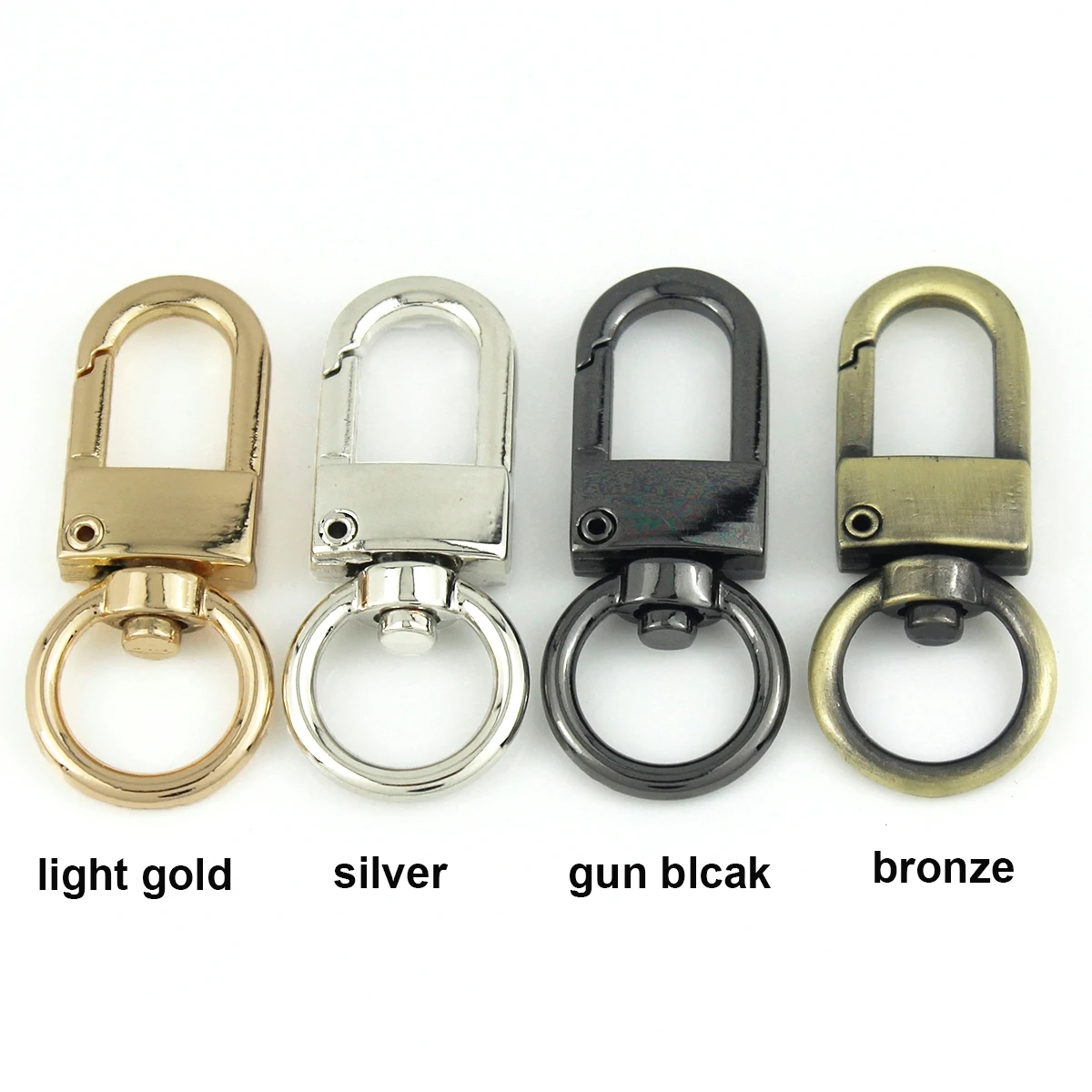 1pcs Metal Swivel Eye Snap Hook Trigger Lobster Clasps Clips for Leather Craft Bag Strap Belt Webbing Keychain Large Size