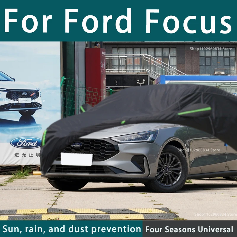 

FOR Ford focus Car Cover Outdoor Protection Full Car Covers cooling Cover Sunshade Waterproof Dustproof car Accessories