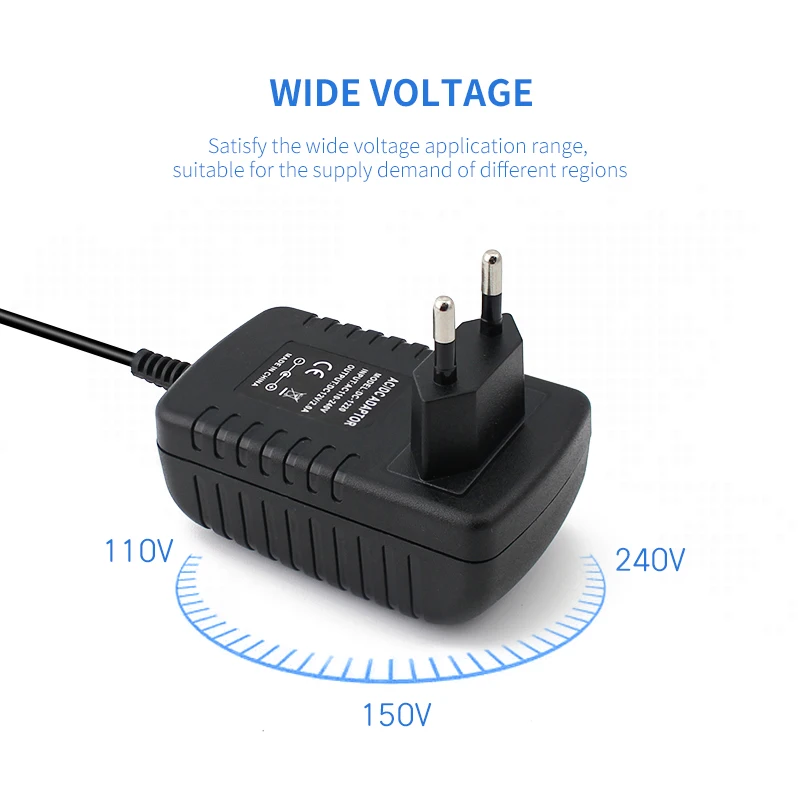 Universal Power Adapter AC 220V 110V TO DC 12V Volt 2A 24W DC Female Switching Power Supply 12V DC Source Lighting Transformer