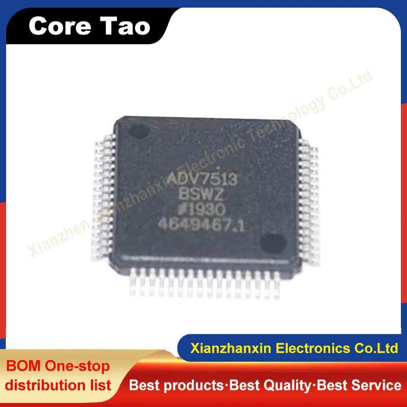 1pcs/lot  ADV7513BSWZ ADV7513 LQFP-64 Video processor chips in stock