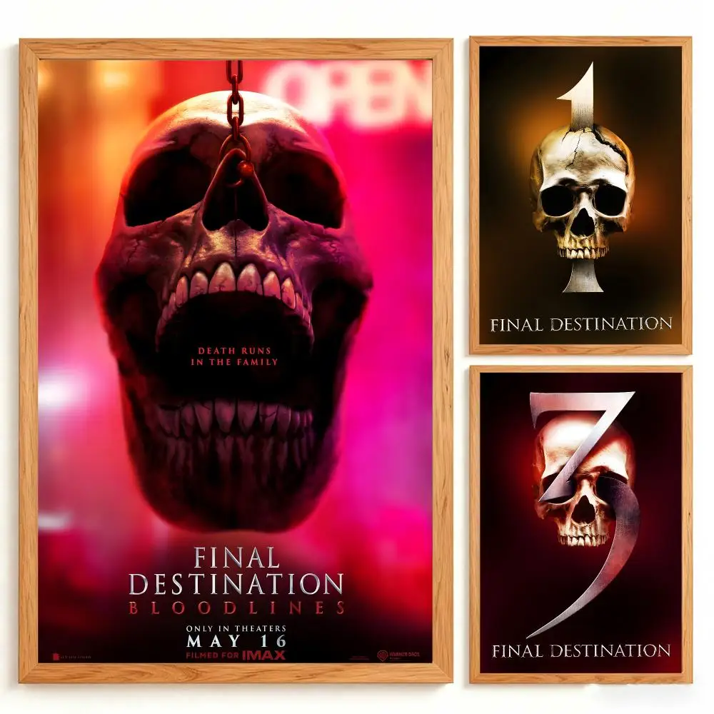 Movie Final Destination Poster Wall Art Poster Prints Home Wall Decor Gift for Living Room, Bedroom Bar & Parlor