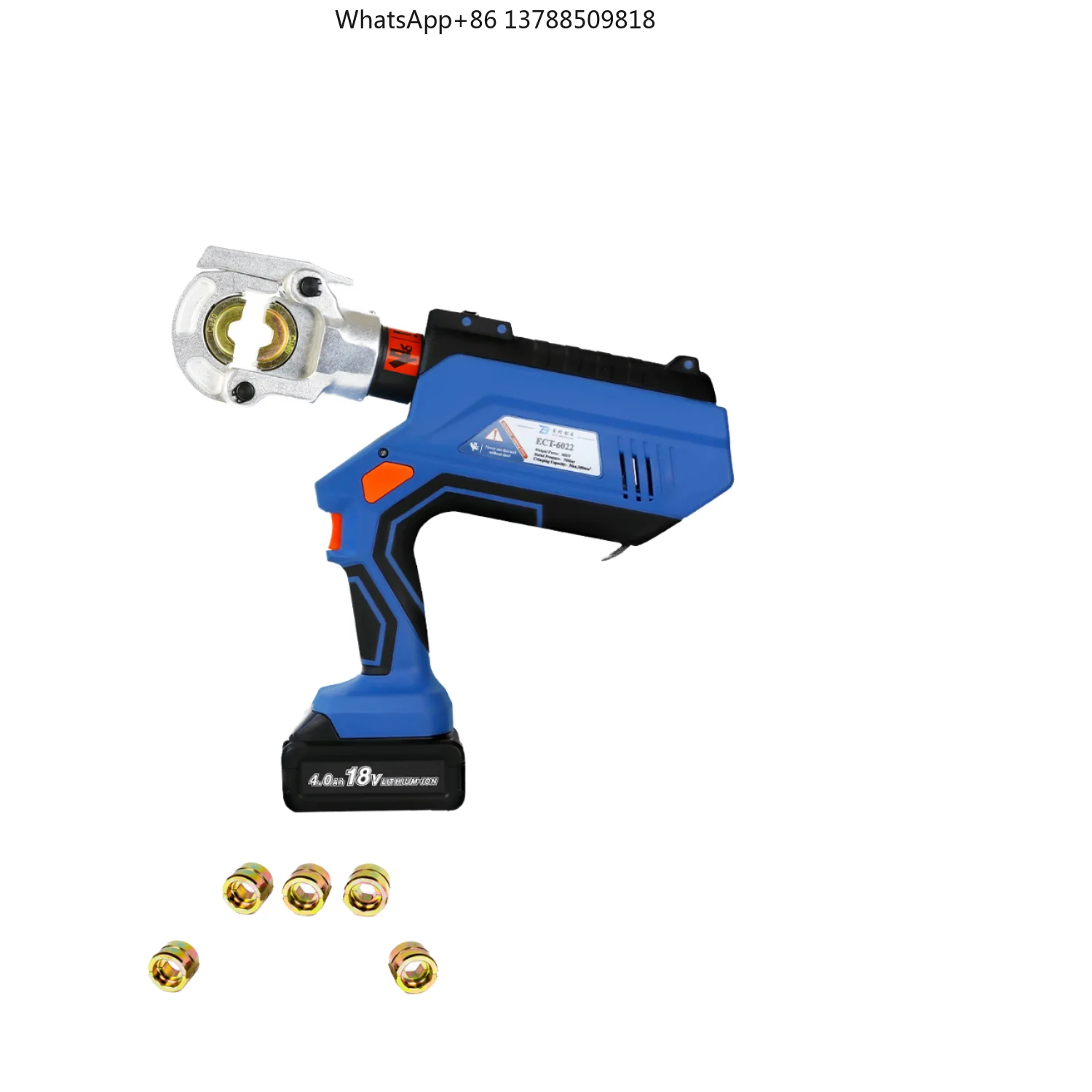 

ECT-6030 6T Hydraulic Tool Intelligent Cordless Battery Electric Cable Crimper Electric Crimping Tool