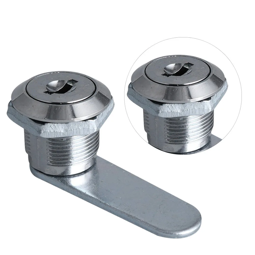 

1Set Cylinder Lock Cabinet Door Lock Silver Electrical Box Switch Key Set 3 Keys Rotatable Durable Cabinet Door