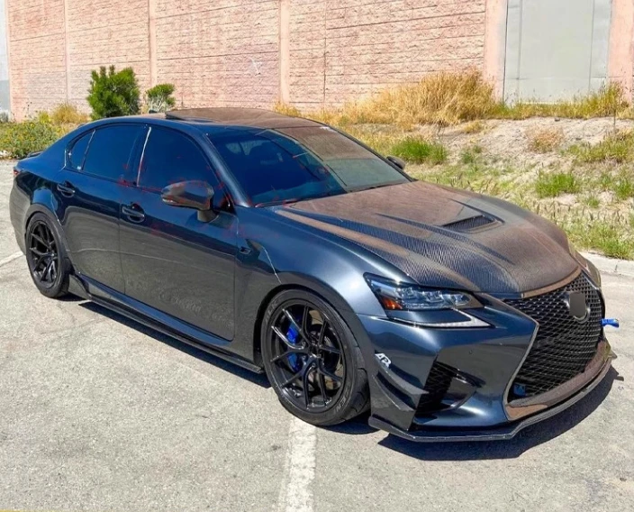 High Quality Carbon Fiber Engine Hood for 12-17 for Lexus GS350 GS250 450 Perfect Fit Upgrade Bumper Engine Cover for Lexus GS - view 3