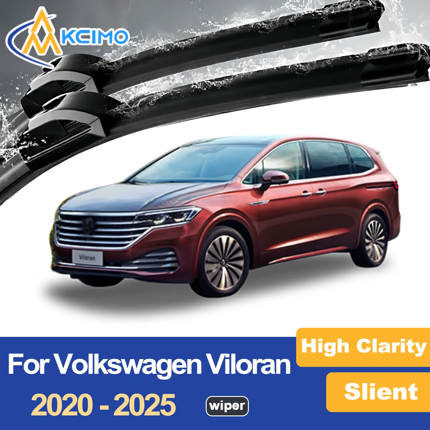 

Premium Wiper Blades for 2020-2025 Volkswagen Viloran Streak Free Durable Ideal for Clear Visibility