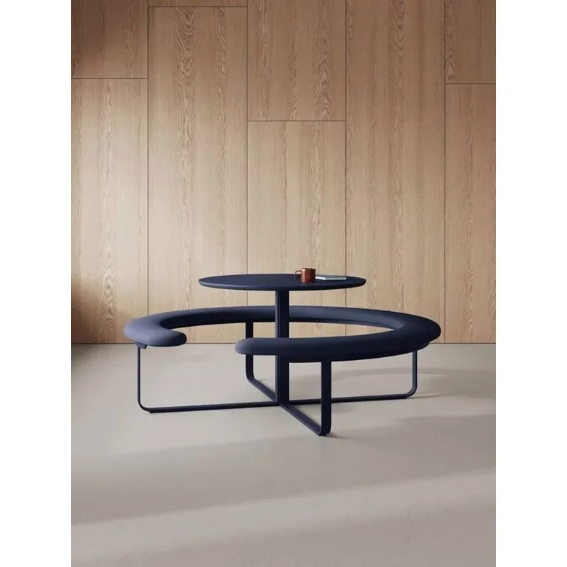 

Integrated combination of tables and chairs Round bar Bar counter Casual high-end designer