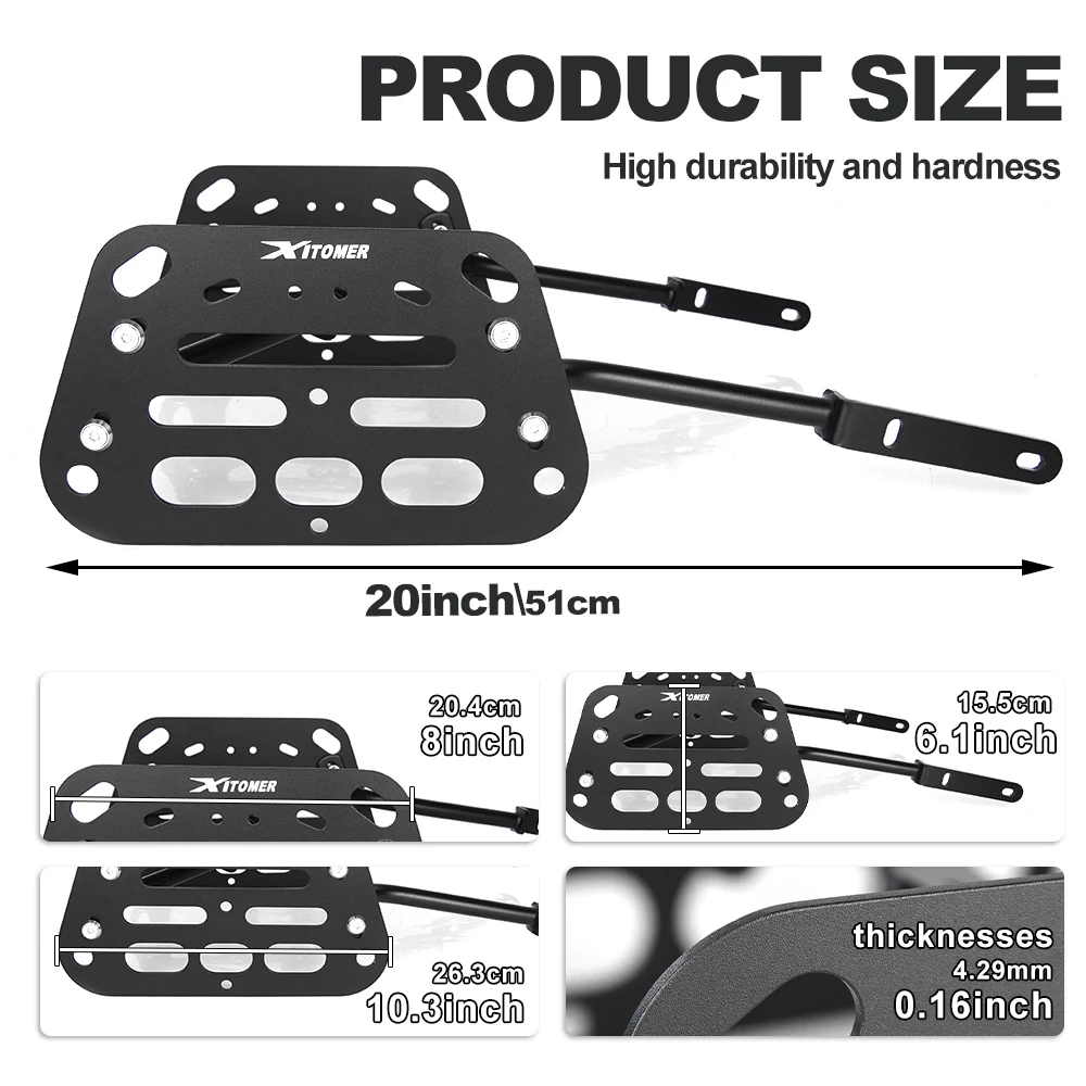 Saddlebag Support Racks Mounting Brackets Pannier Racks YZF-R3 2015 2016 2017 2018 2019 2020 2021 2022 2023 2024 2025 For Yamaha