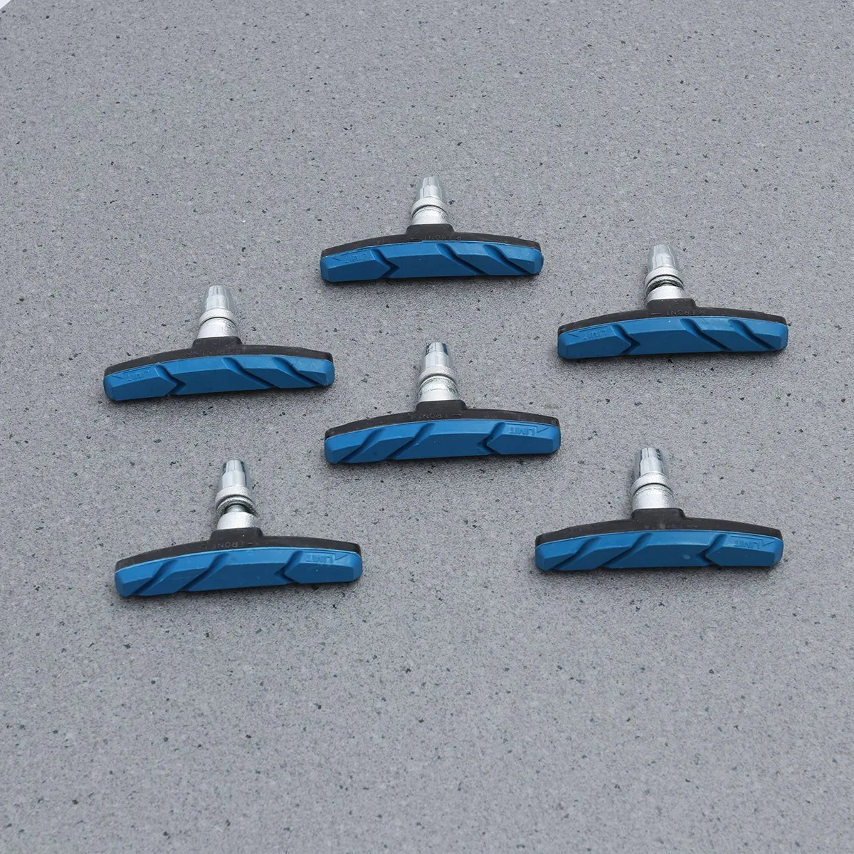 منصات لدراجة الطرق الجبلية المطاطية المصنوعة من الفولاذ المقاوم للصدأ غير قابلة للانزلاق أحذية الفرامل الأمامية كتل ملحقات ركوب الدراجات