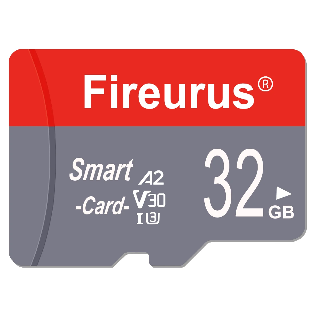 A2 V30 Fireurus carte mémoire haute vitesse U3 32GB 64GB Micro TF carte SD 128GB 256GB carte TF pour appareils de Surveillance caméra