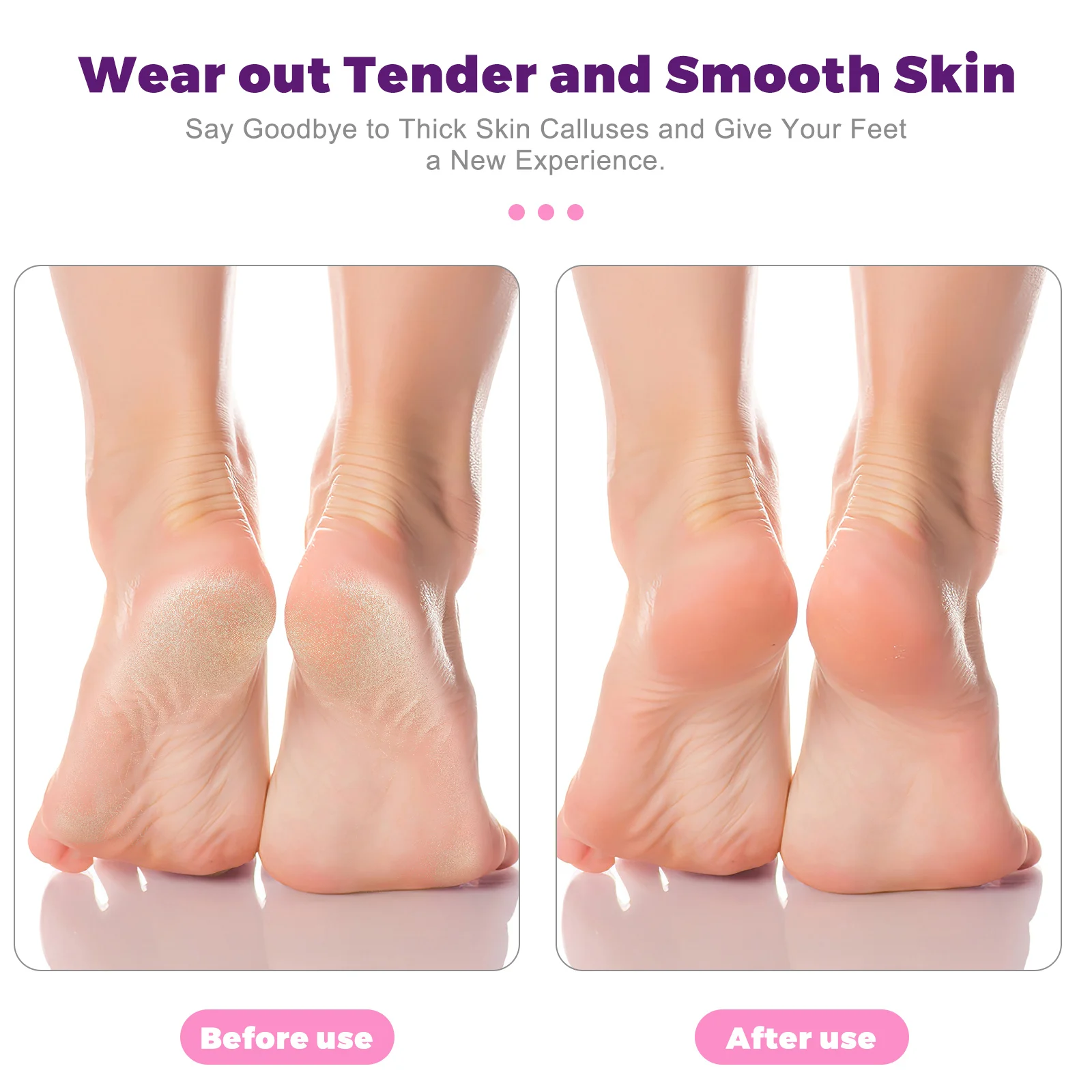 

12pcs PU Foot Files Stepping Stone Scrubber Kit for Hard Skin Callus Remover Pumice Feet Exfoliator Pedicure Products