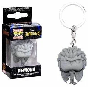 Funko POP DISNEY Pocket Pop Keychain Toy Gargoyles DEMONA Vinyl Figure Dolls Collection Model Toys for Children Birthday Gifts