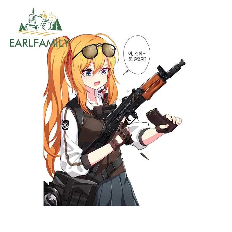 Earl family 13cm x 10,4 cm lustige Mädchen Vepr Anime Auto Aufkleber Surfbrett Motorrad Aufkleber Camper van RV JDM Vinyl Auto Wrap
