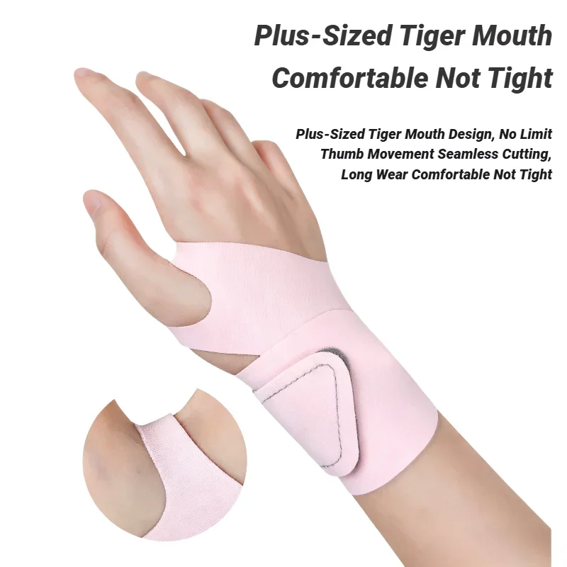 

Ультратонкий дышащий бандаж для запястья с регулируемым ремешком при болях в запястье, растяжениях, артрите, тендините, синдроме запястного канала, для занятий спортом