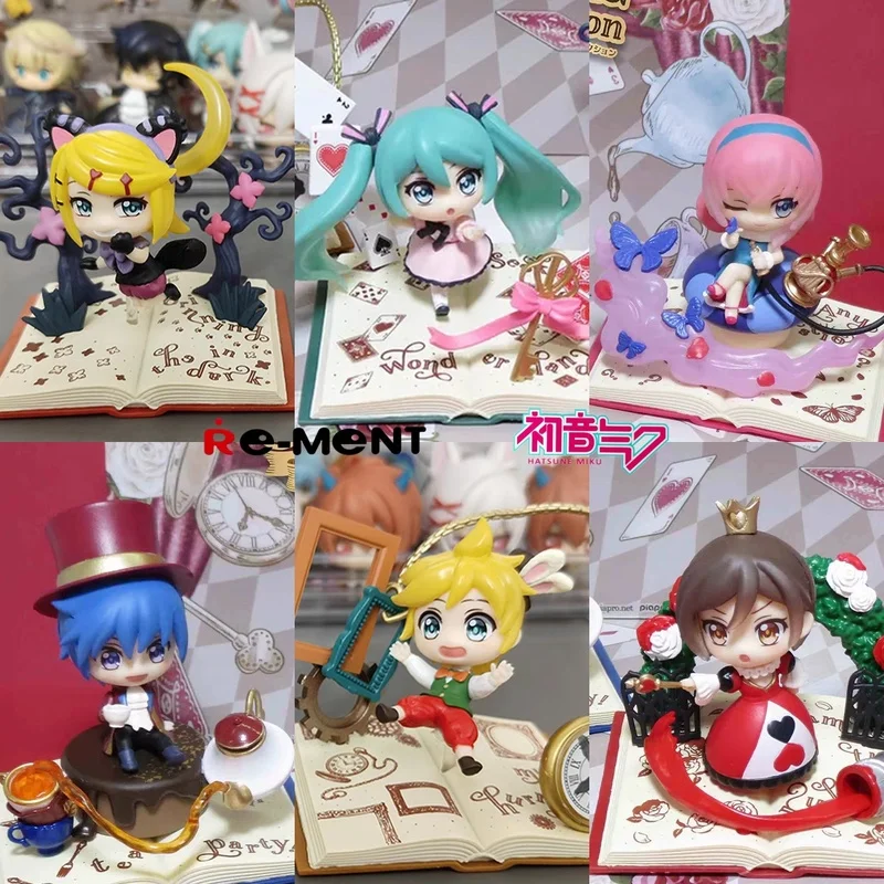 

Re-Ment Hatsune Miku Secret Wonderland Collection Blind Box Toys Miniature Scene Room Figures Desktop Ornament Model Kids Gifts