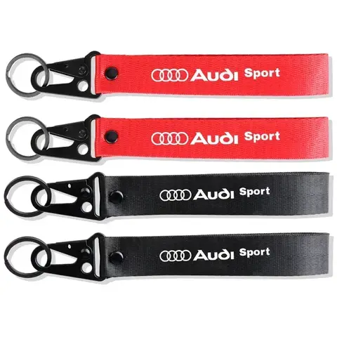 Car Logo Keychain Key Ring Chain Pendant Gifts AUTO Styling Accessories for Audi TT 8J A1 A3 A4 B6 B7 A5 A6 C6 C7 A7 A8 D3 D4 Q3