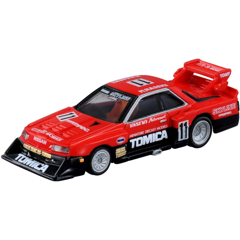 TAKARA TOMY-Modelo de carro para crianças, versão Flagship, TP01 Nissan Skyline, carro esportivo, brinquedo para meninos, presente de férias