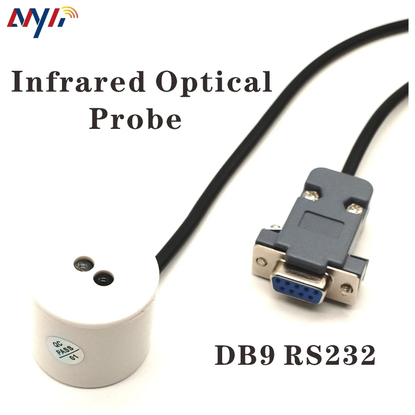 IEC62056-21 IEC1107 Optical Probe with RS232 DB9 Interface Meter Read out Head