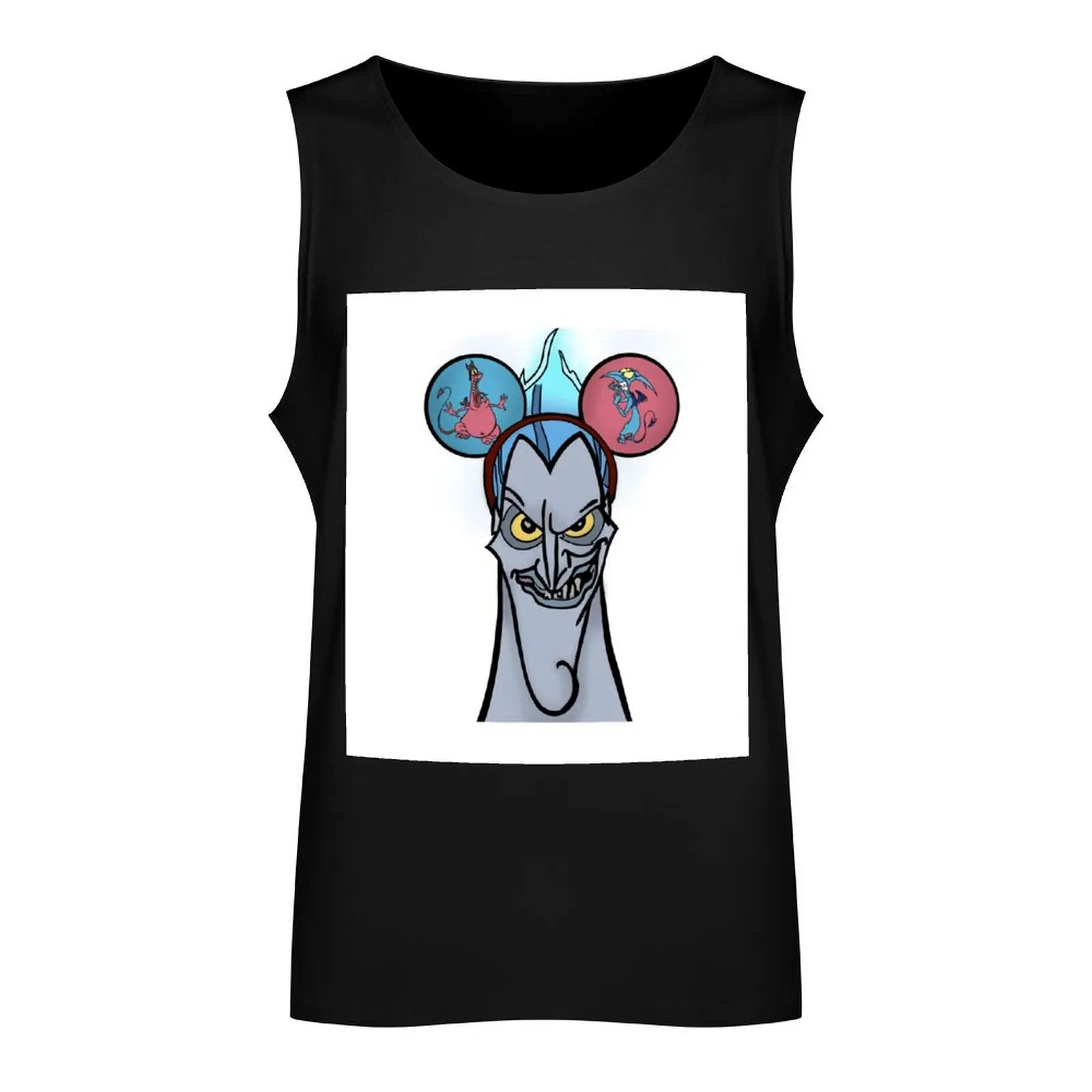 Hades Mickey Ears Tank Top gym accessories men bodybuilding men men clothings Men's gym t-shirts