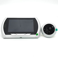 4.5 Inch Infrared Night Vision Doorbell Smart Digital Door Station Camera Door Eye Video Recording Peephole Viewer Doorbell