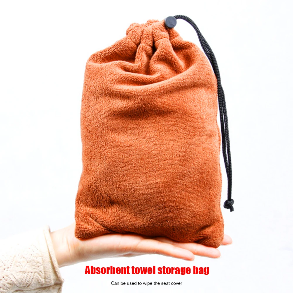 ผ้าคลุมเบาะรถจักรยานยนต์กันฝน ผ้าคลุมเบาะสกู๊ตเตอร์พร้อมเชือกผูก ผ้าคลุมเบาะจักรยาน อุปกรณ์ปั่นจักรยานกลางแจ้ง