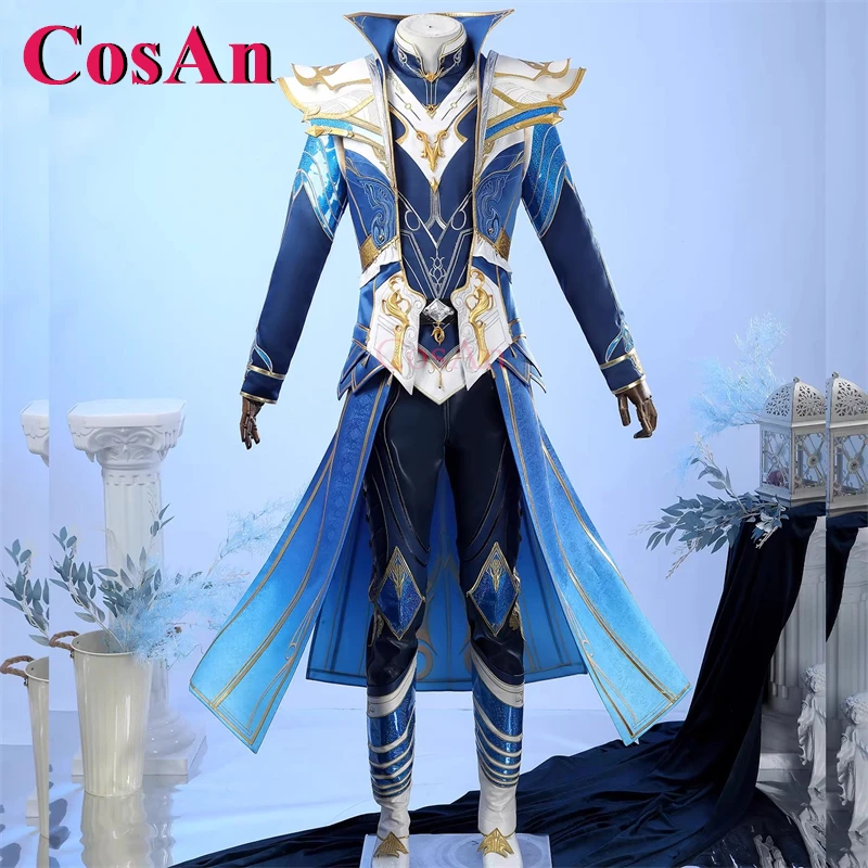 

CosAn Game Soul Land/Douluo Continent Tang San Cosplay Costumes Five Year Engagement Fashion Uniform Activity Role Play Clothing