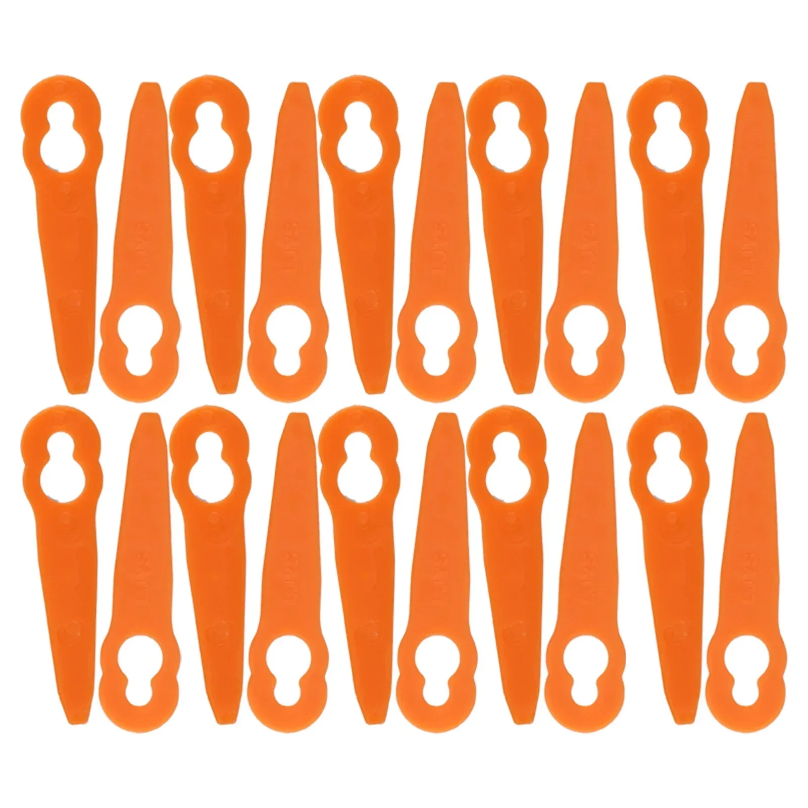 

Cutter Blades Plastic Blades 50pcs Cordless Garden Machinery Parts Mowing Heads Replacement Garden Tool For Grass Cutter