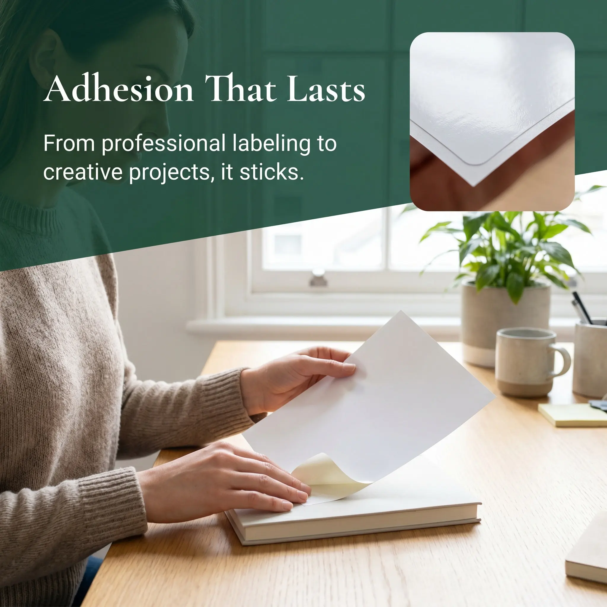 100sheets-printable-vinyl-sticker-paper-a5-multi-use-adhesive-label-sheets-for-printer-address-labels-name-tags-office-storage