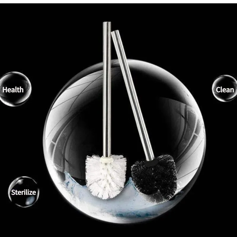 Japanese Simple Toilet Brush High Grade Toilet Brush Head Stainless Steel Toilet Brush Sanitary