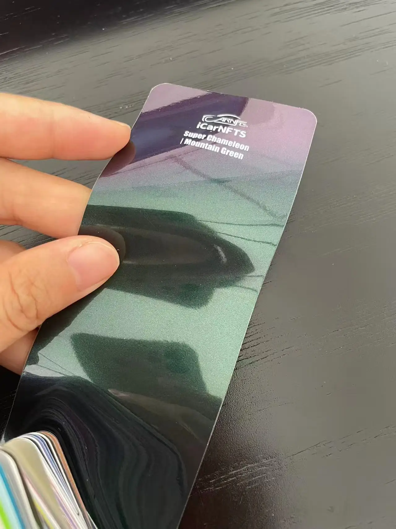 Harga Grosir Vinyl Bungkus Mobil Hijau Gunung Bunglon Super, Saluran Udara, Stiker Mobil, Vinyl Bungkus Perekat Warna Bunglon untuk Mobil